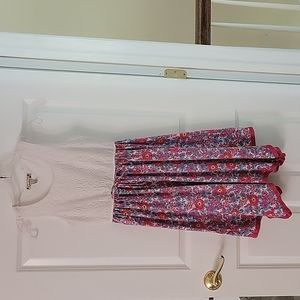 Girls sleeveless handkerchief dress